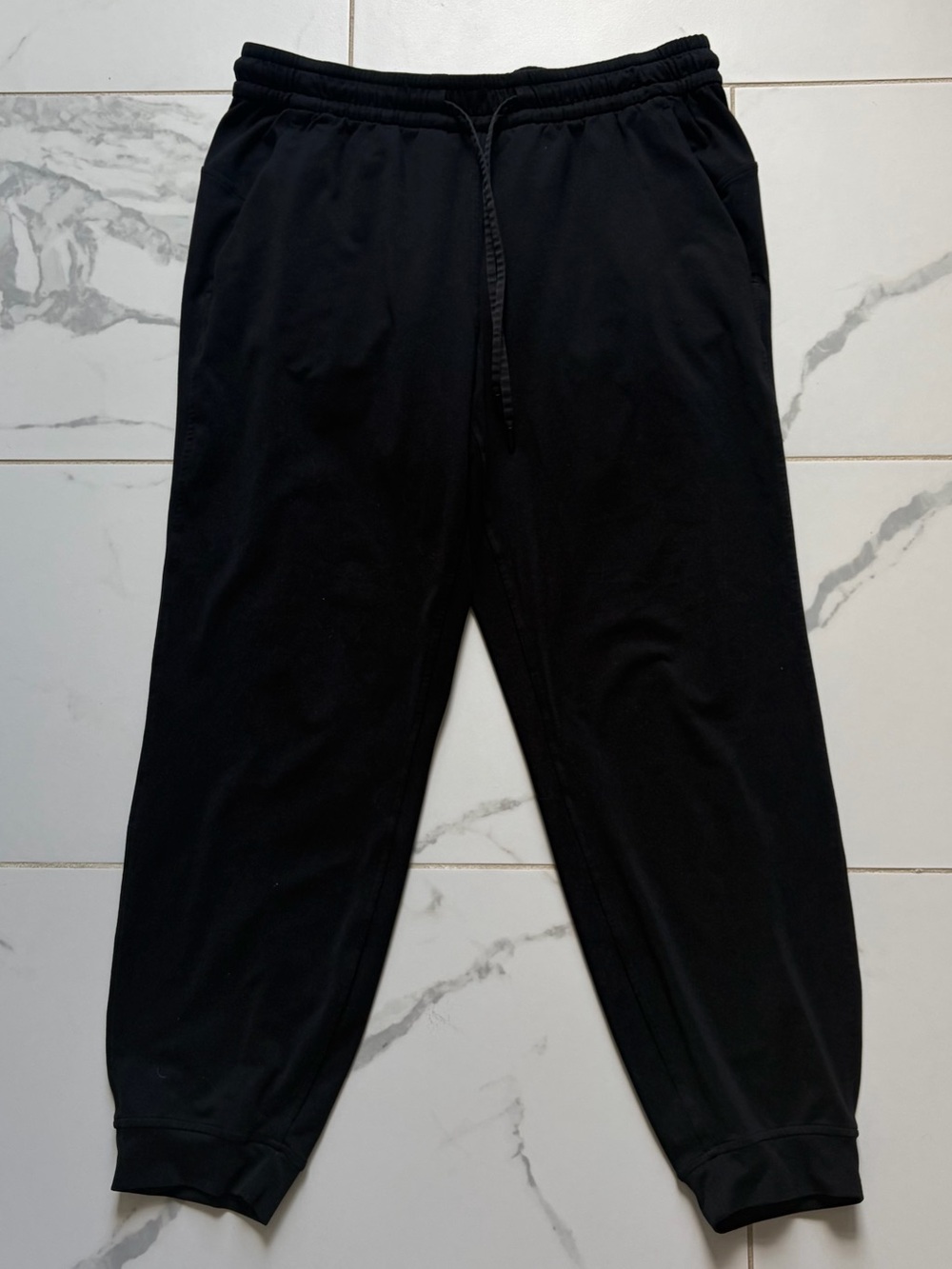 Lululemon Soft Jersey Classic-Fit Mid-Rise Jogger Pants Size 8 Black